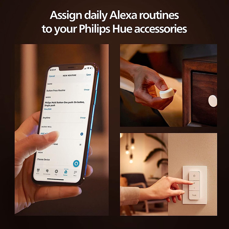 Philips Hue Smart Dimmer Switc - đánh giá và giá Philips Light Hue Color
