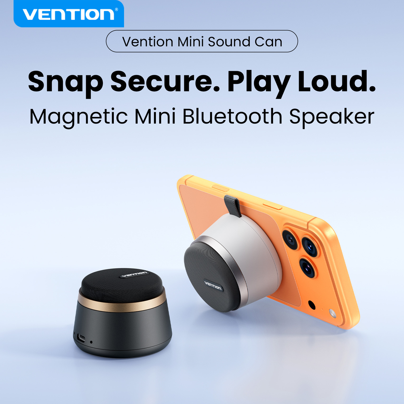 Vention Magnetic Portable Blue - đánh giá và giá Google Speaker Nest Mini