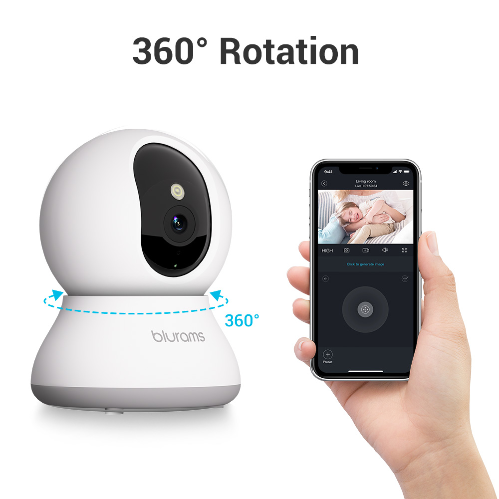 blurams Pet Camera 2K, 360° In - đánh giá và giá Eufy Camera E220